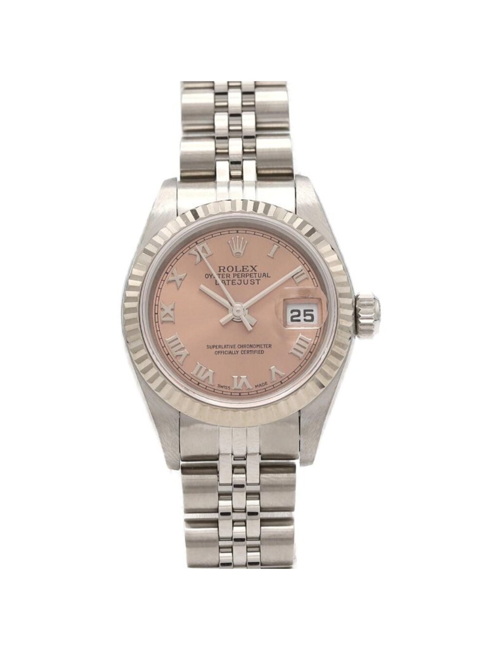 Rolex Datejust Stainless Steel White Gold Automatic